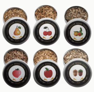 Medžio drožlės viskio rūkymui, 6 aromatai