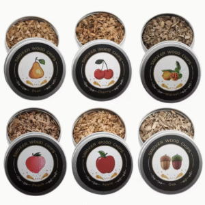 Medžio drožlės viskio rūkymui, 6 aromatai