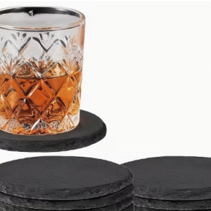 Apvalūs, akmeniniai padėkliukai, 4 vnt