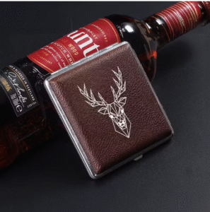 Dirbtinės odos cigarečių dėžutė