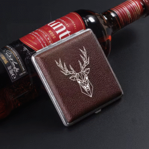 Dirbtinės odos cigarečių dėžutė