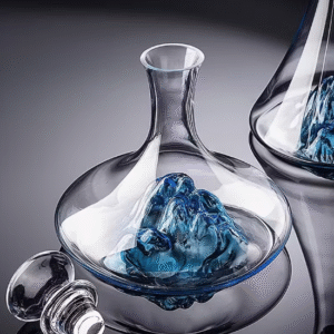 Krištolinis grafinas su kalnų motyvu, 1,2 L