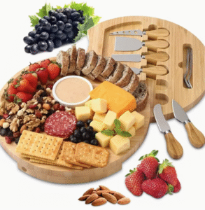 Užkandžių padėklas su įrankiais