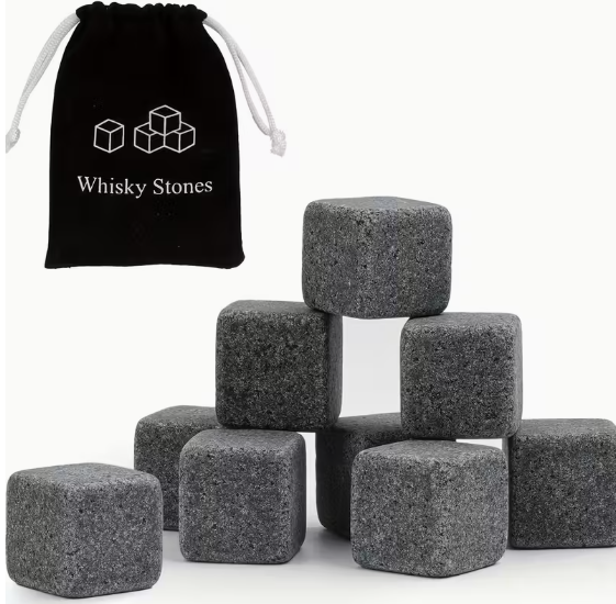 Šaldymo kūbeliai, akmenys, su maišeliu, 9 vnt.