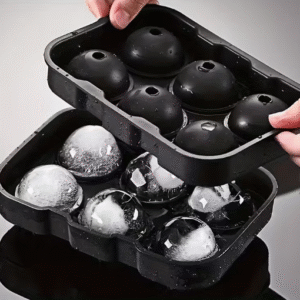 Silikoninė forma dideliems, apvaliems ir kvadratiniams ledukams