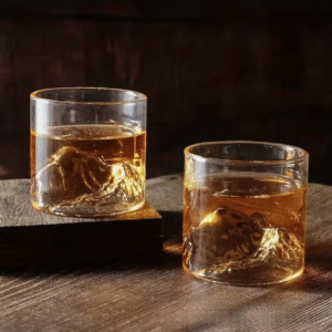 Viskio taurės „Japonijos kalnai“ (2 vnt., 300 ml)