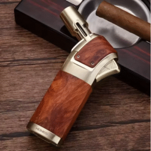 Degtuvas, medžio apdailos, su cigaro gręžtuvu