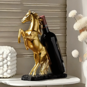 Skulptūra / butelio laikiklis - "Auksinis arklys"