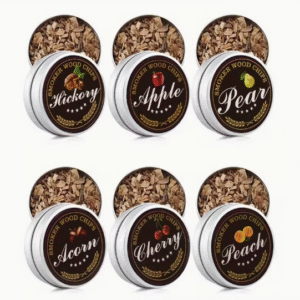 Medžio drožlės viskio rūkymui, 6 aromatai, po 22g