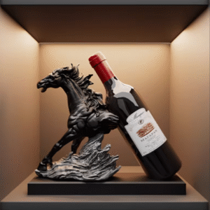 Butelio laikiklis/ skulptūra – „Begantis arklys”