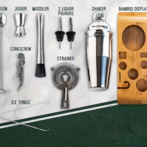 Kokteilių ruošimo rinkinys su stovu
