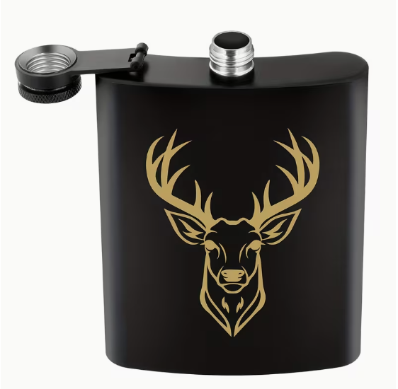 Metalinė gertuvė tauriesiems gėrimams (fleškutė)