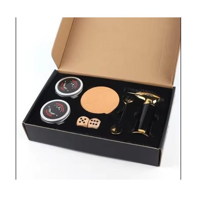 Dovanų rinkinys viskio megėjams, su degtuvu