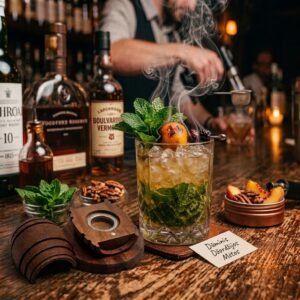 Penktadienio Receptas: Dūminis „Mint Julep“ su Persiko Aromatu